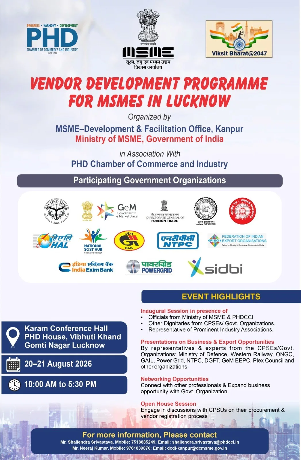 Two-day Vendor Development Programme for MSMEs