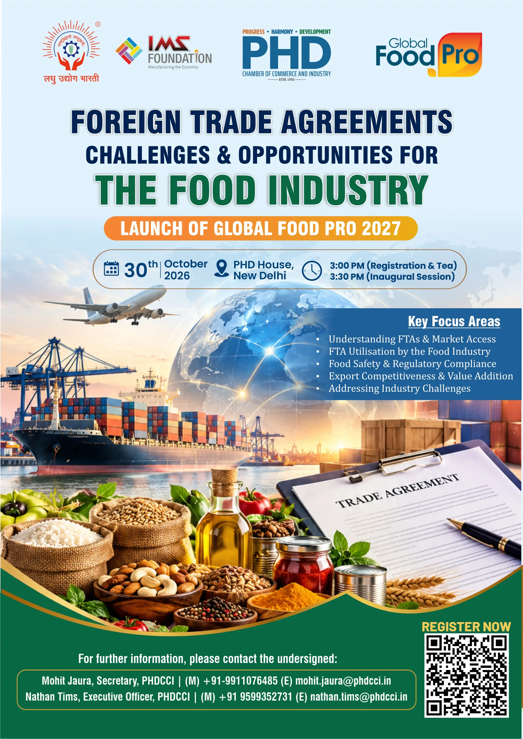 FOREIGN TRADE AGREEMENTS  CHALLENGES & OPPORTUNITIES FOR THE FOOD INDUSTRY